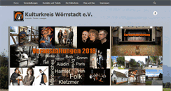 Desktop Screenshot of kulturkreis-woerrstadt.de