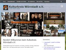 Tablet Screenshot of kulturkreis-woerrstadt.de